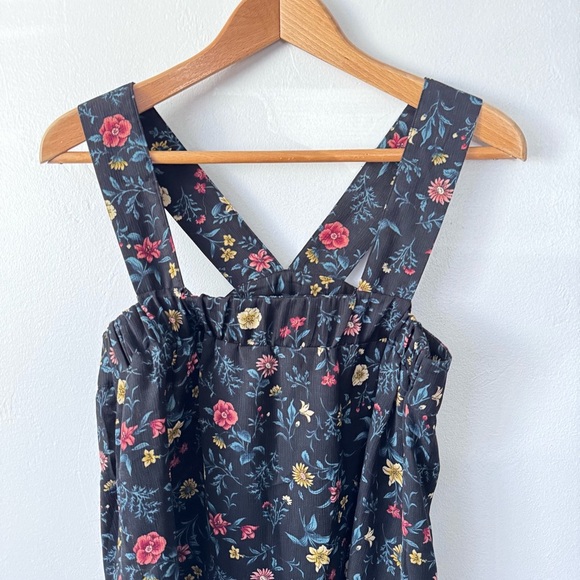 Mine Floral V strap floral blouse Size S - Picture 5 of 5